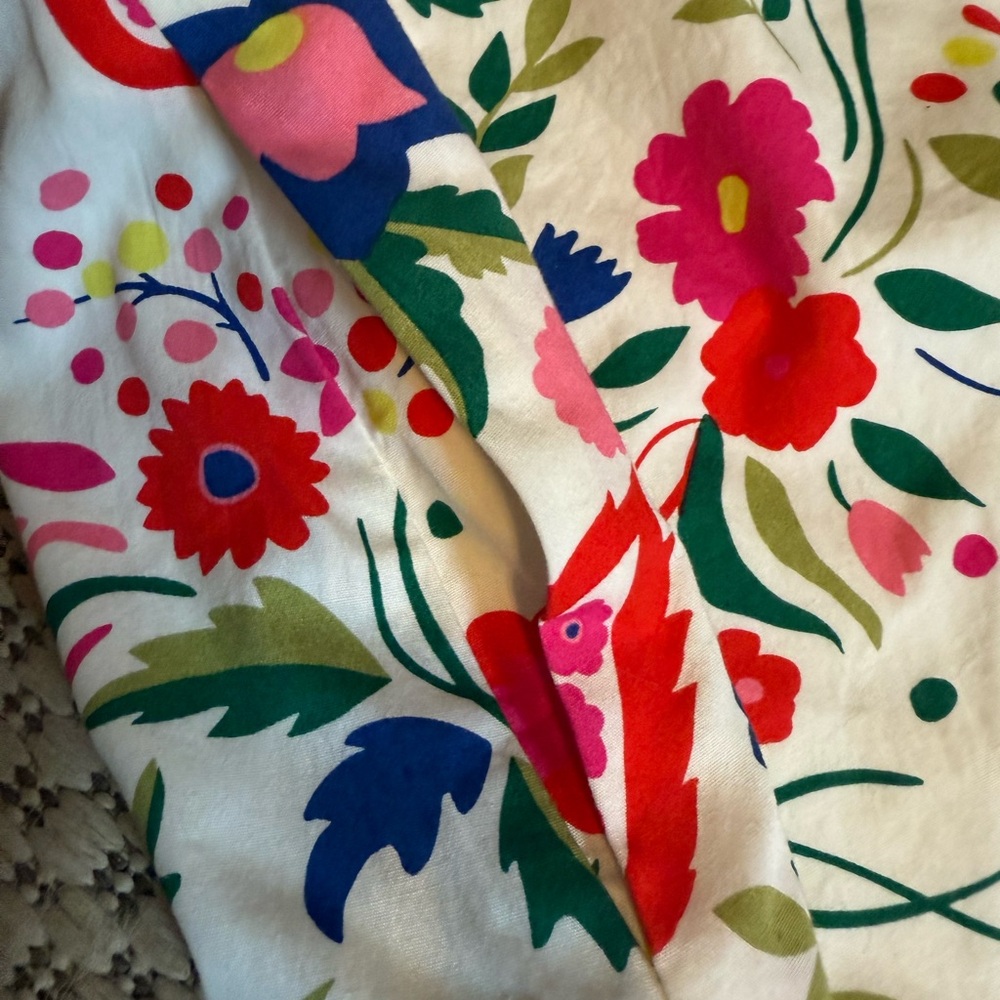 Boden Multicolor Floral A-Line Skirt. New with tags - size 8R - Picture 4 of 6